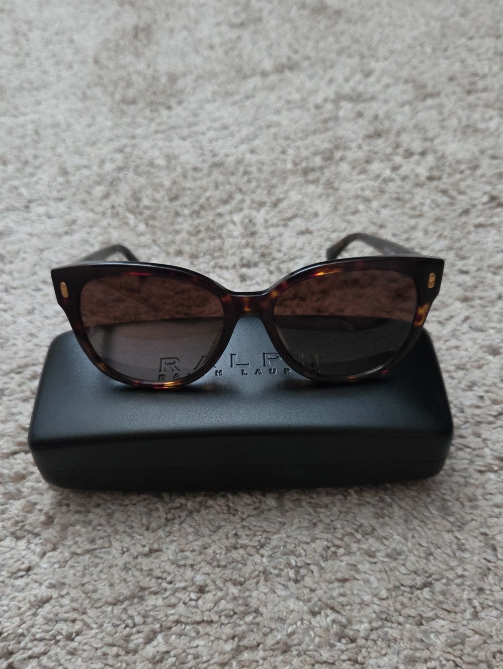 Ralph Lauren RA5305U Cat's Eye Sunglasses in Black Havana ASO Kate Middleton - Picture 5 of 14